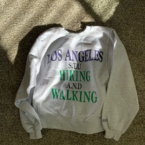 STU Gray Los Angeles Hiking Sweatshirt